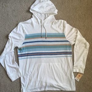 Urban Pipeline Striped Lightweight Beach Hoodie